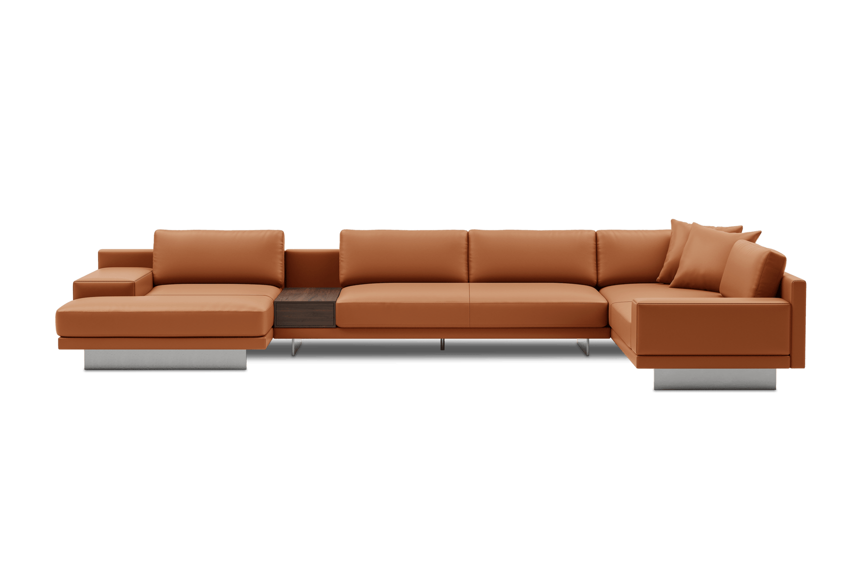 Alessandro Leather Modular Sectional Sofa