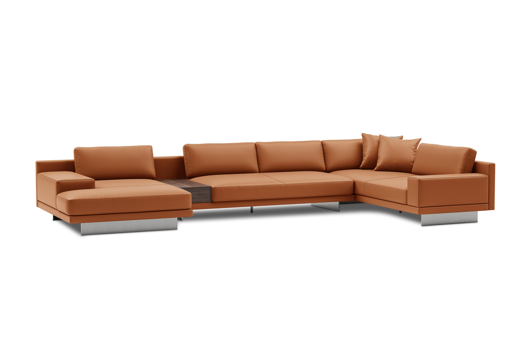 Alessandro Leather Modular Sectional Sofa