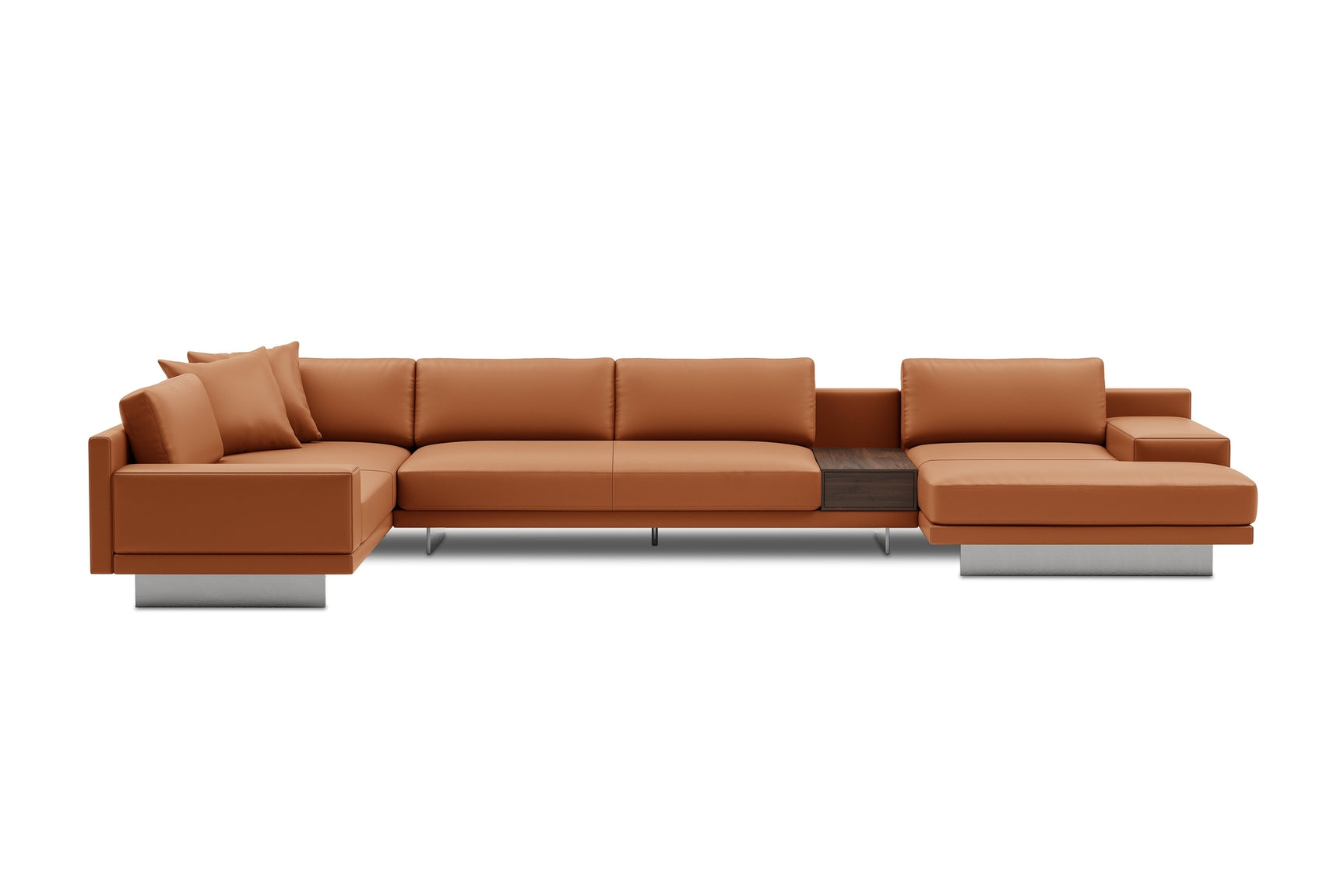Alessandro Leather Modular Sectional Sofa