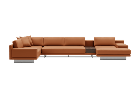 Alessandro Leather Modular Sectional Sofa
