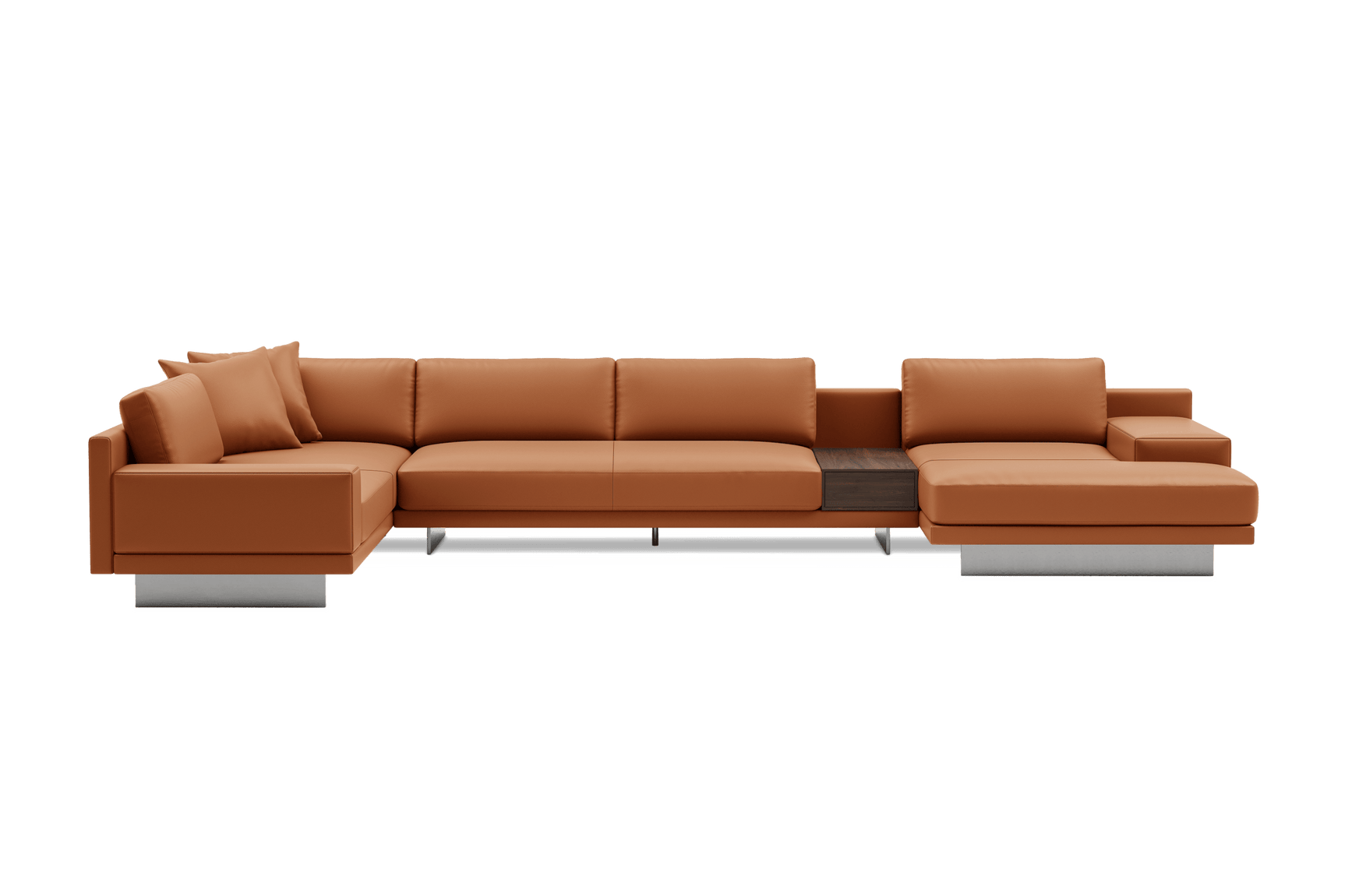 Alessandro Leather Modular Sectional Sofa