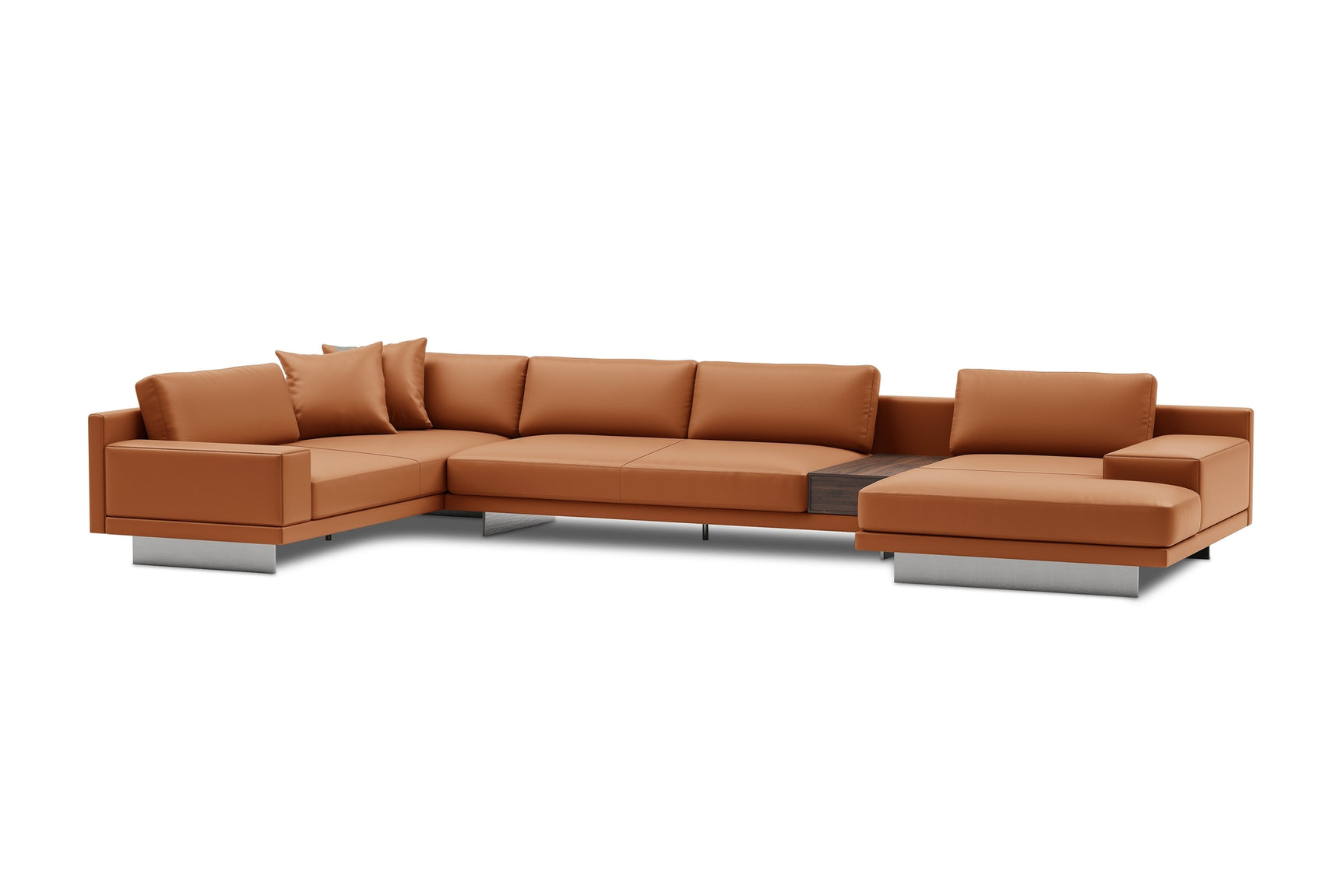 Alessandro Leather Modular Sectional Sofa