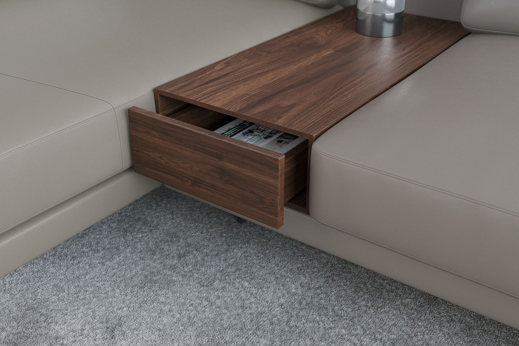 Alessandro Leather Modular Sectional Sofa