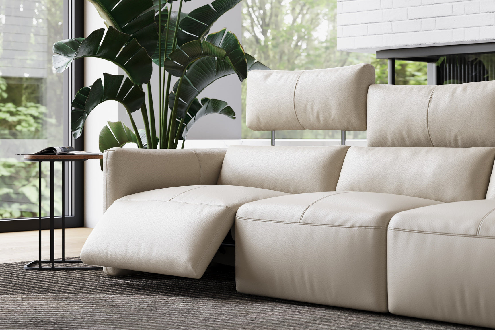 Alessia Leather Recliner Sofa