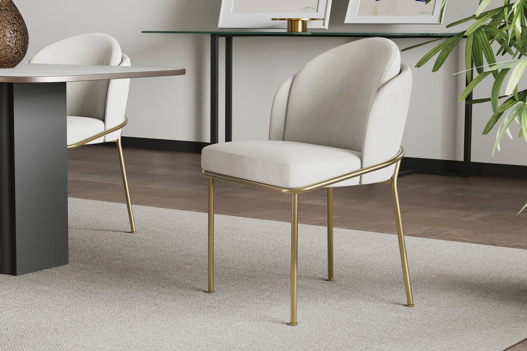 Alexander Fabric Dining Chair (Set of 2)