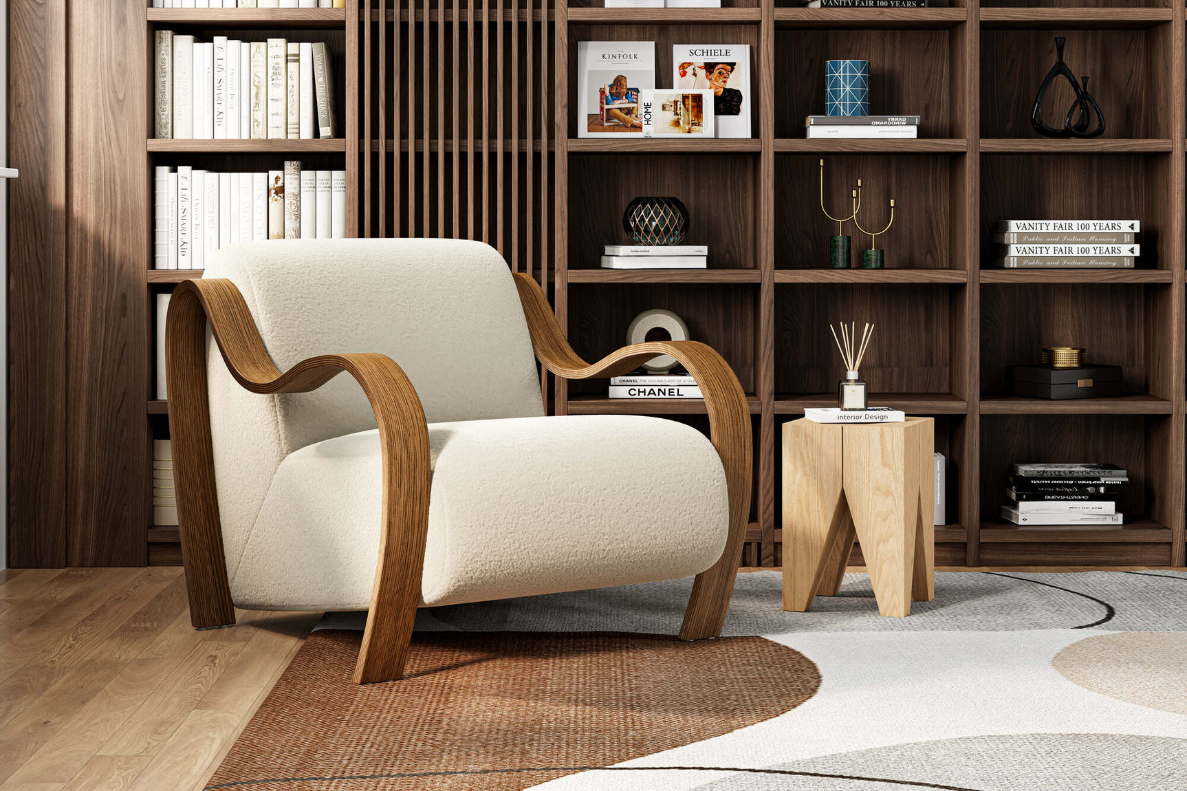 Alexis Boucle Accent Chair