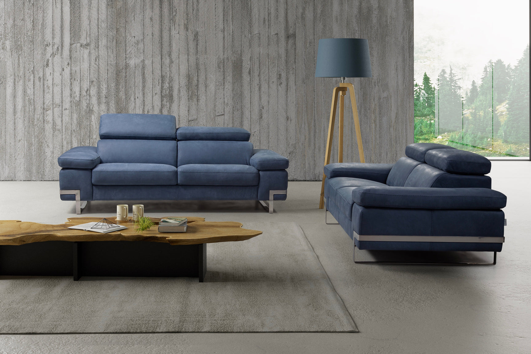 Delphine Leather Sofa