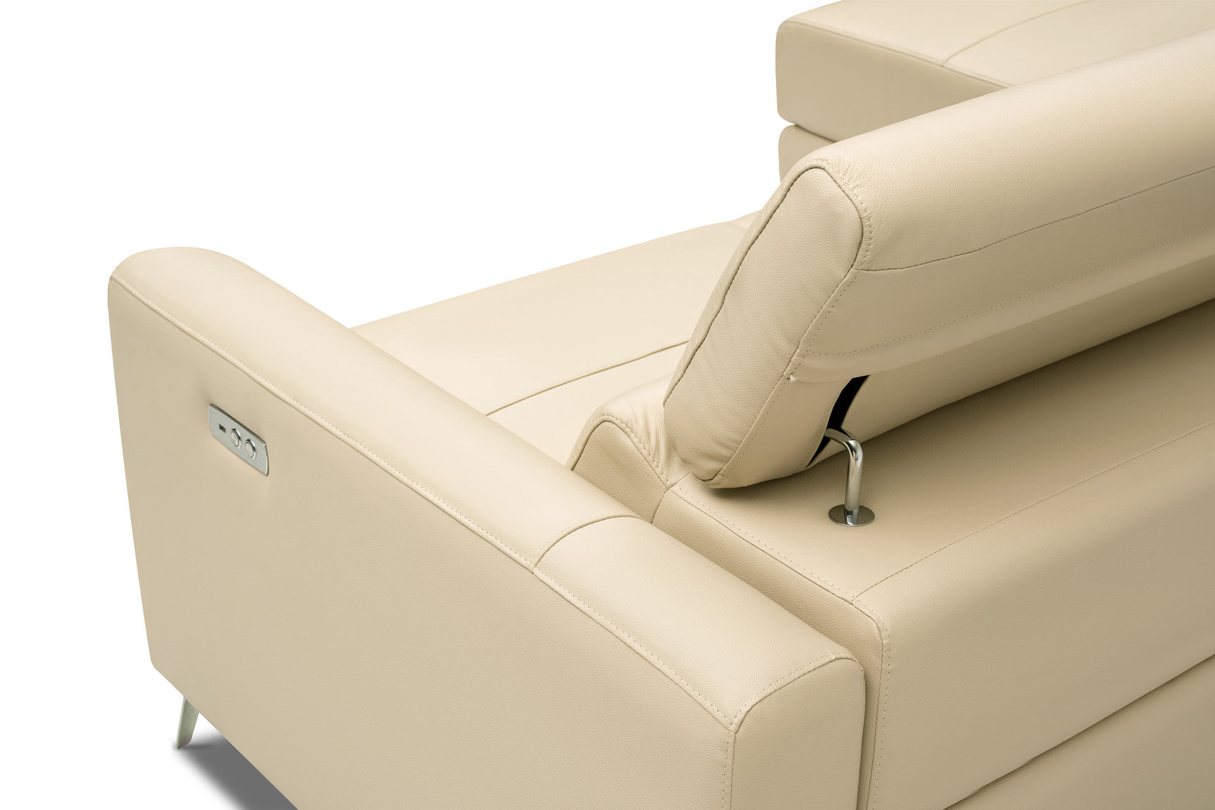 Andria Leather Reclining Sectional Sofa