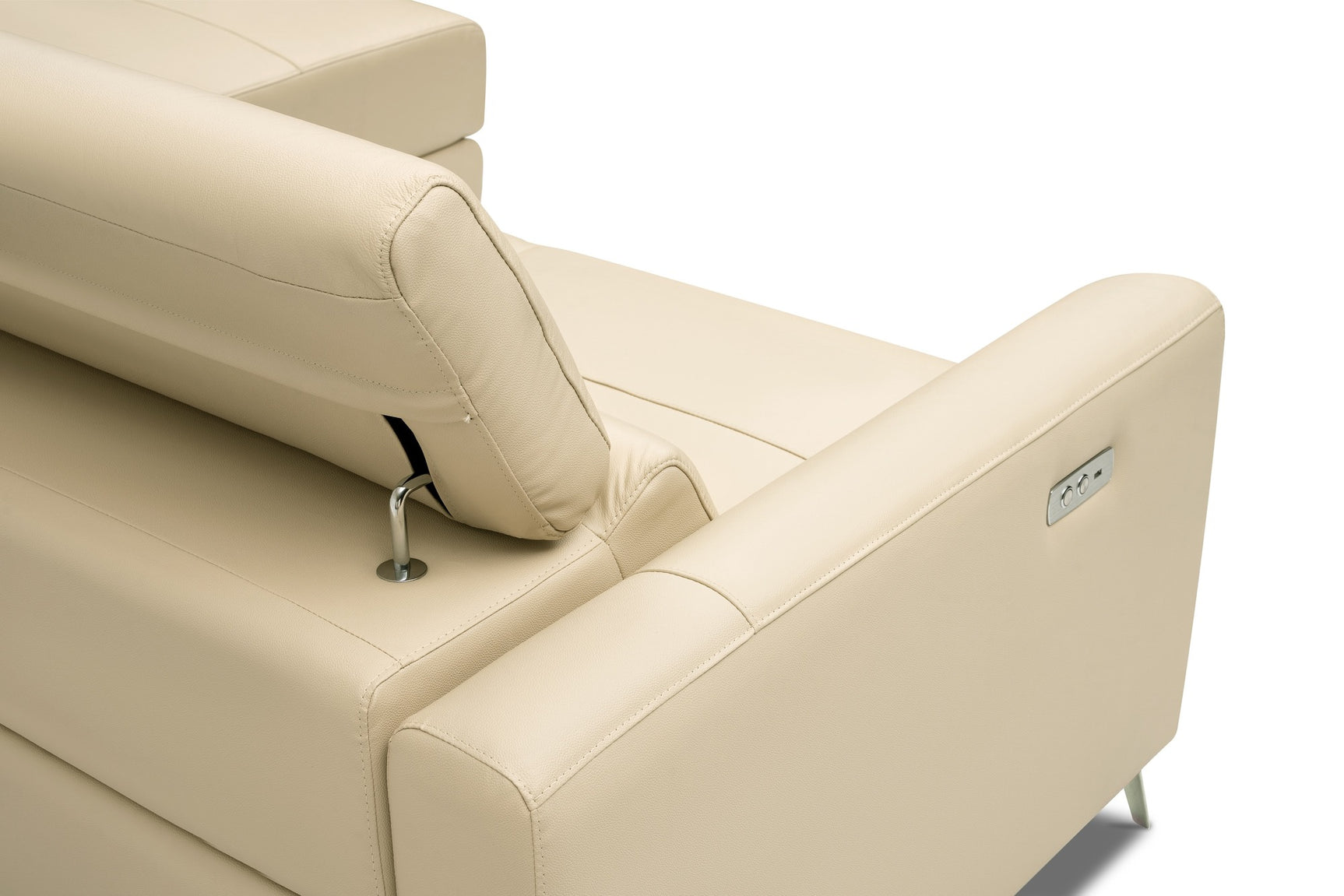 Andria Leather Reclining Sectional Sofa