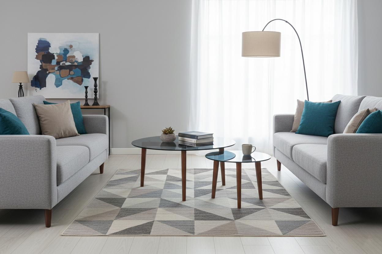 Anouk smoked Glass Coffee Table