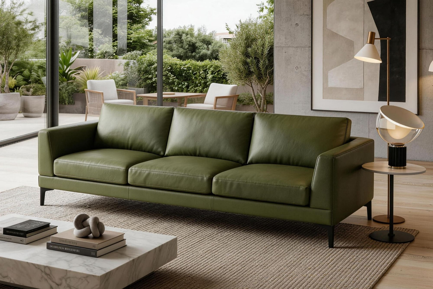 Ariadne Leather Sofa