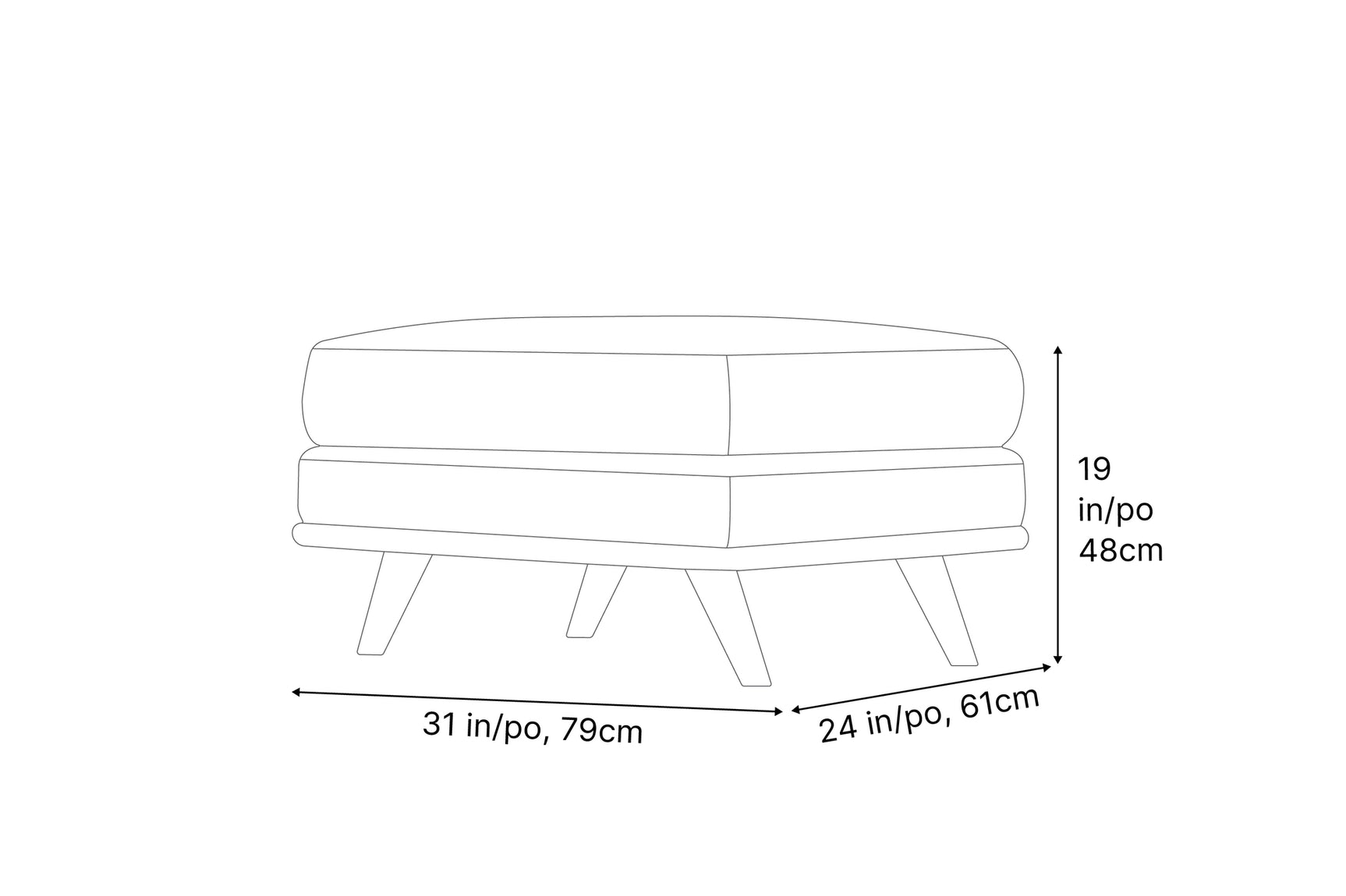 Artisan Leather Ottoman