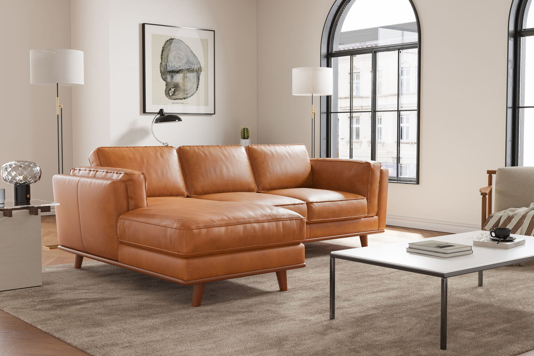 Artisan Leather Sectional Sofa