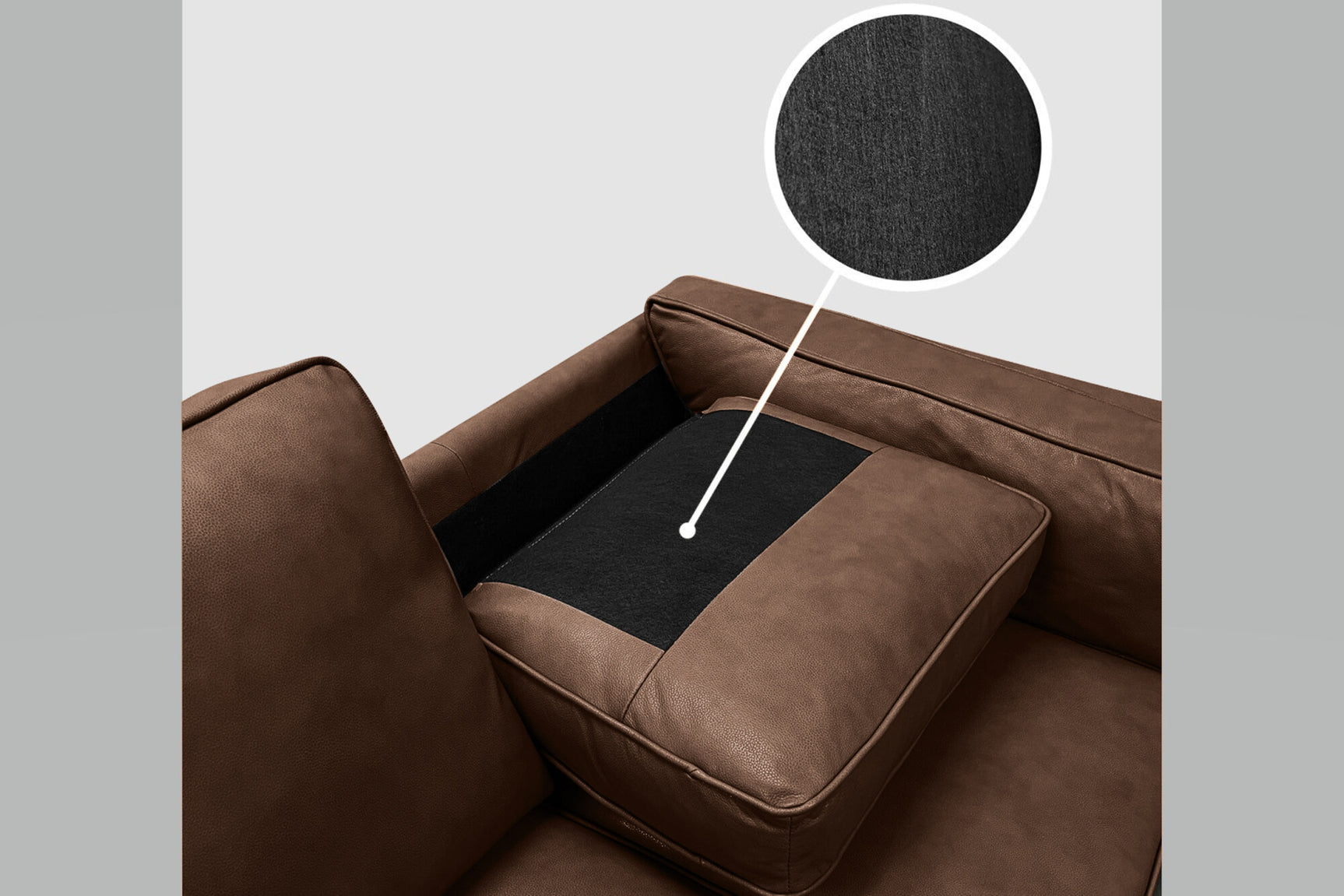 Artisan Leather Corner Sectional Sofa