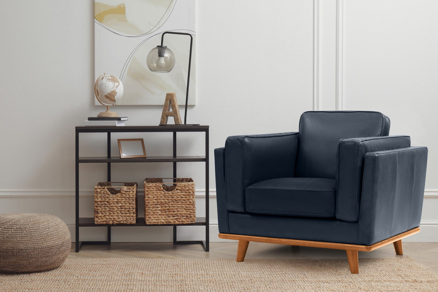 Artisan Leather Accent Chair