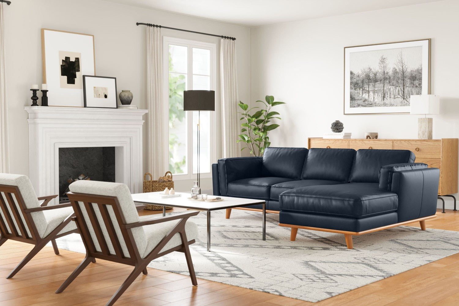 Artisan Leather Sectional Sofa