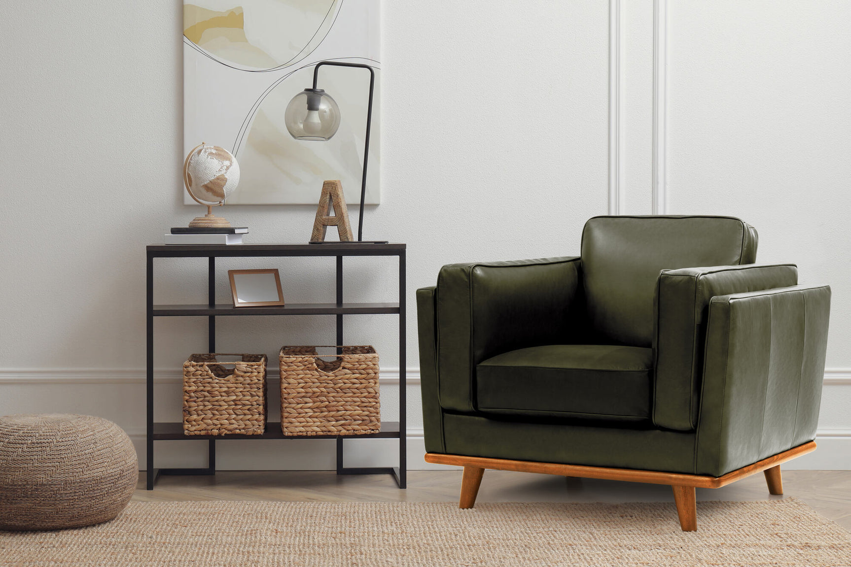 Artisan Leather Accent Chair