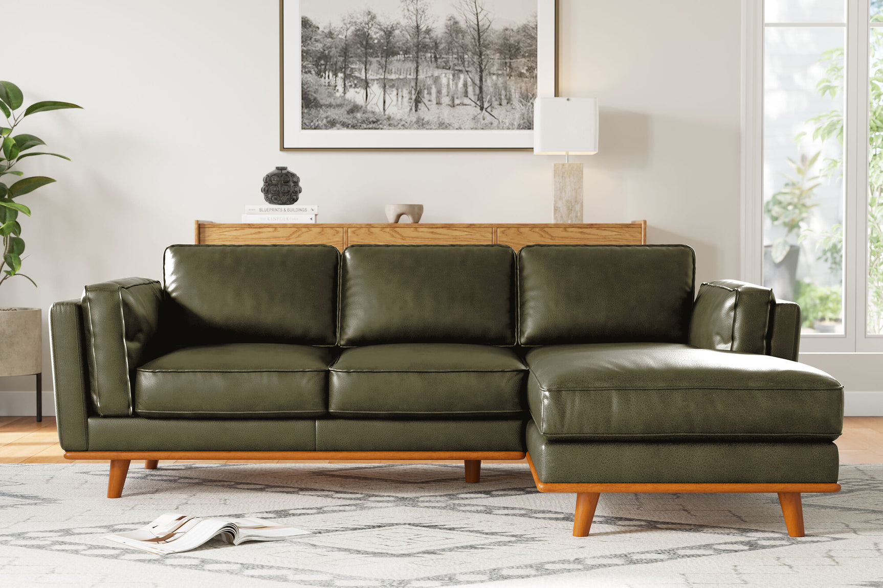Artisan Leather Sectional Sofa