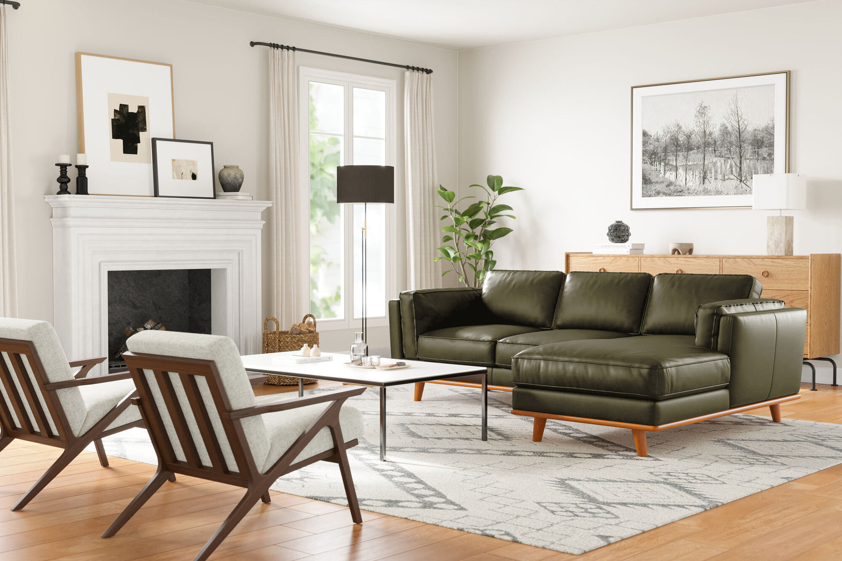 Artisan Leather Sectional Sofa