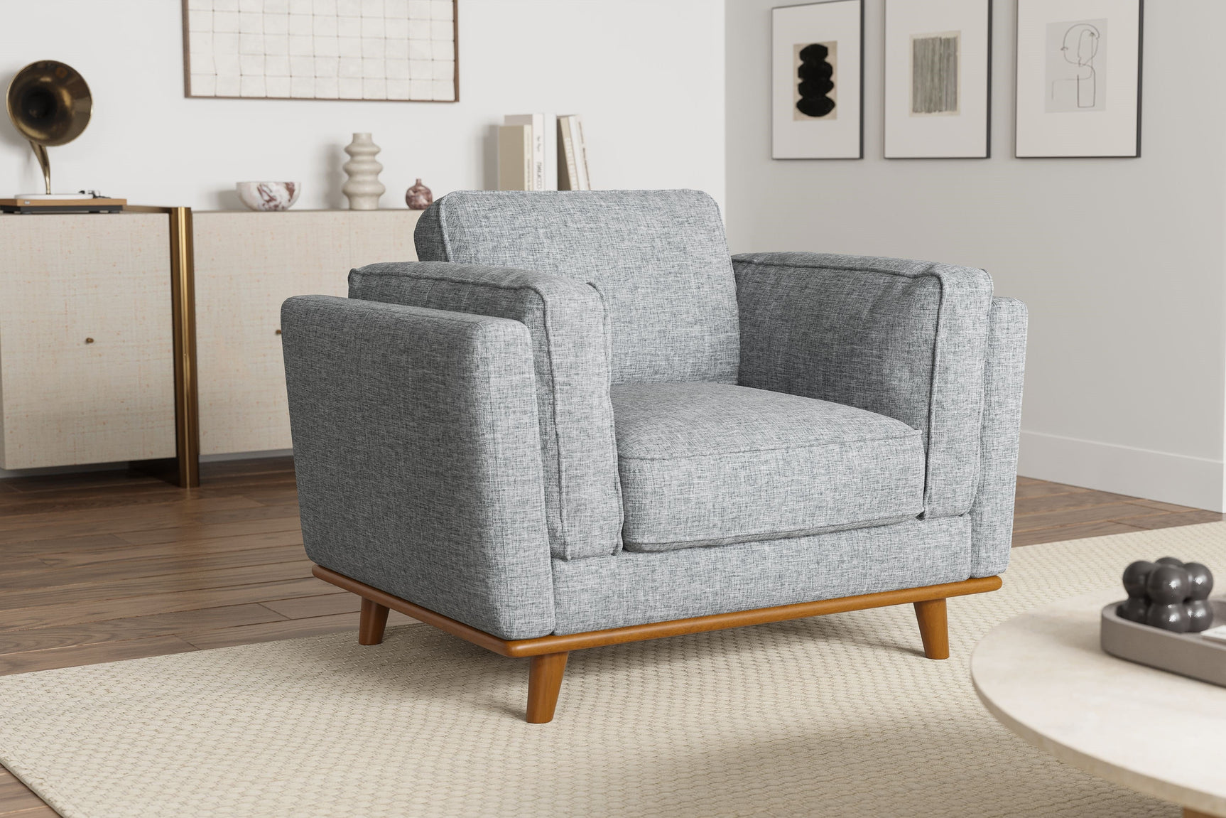 Artisan Fabric Accent Chair