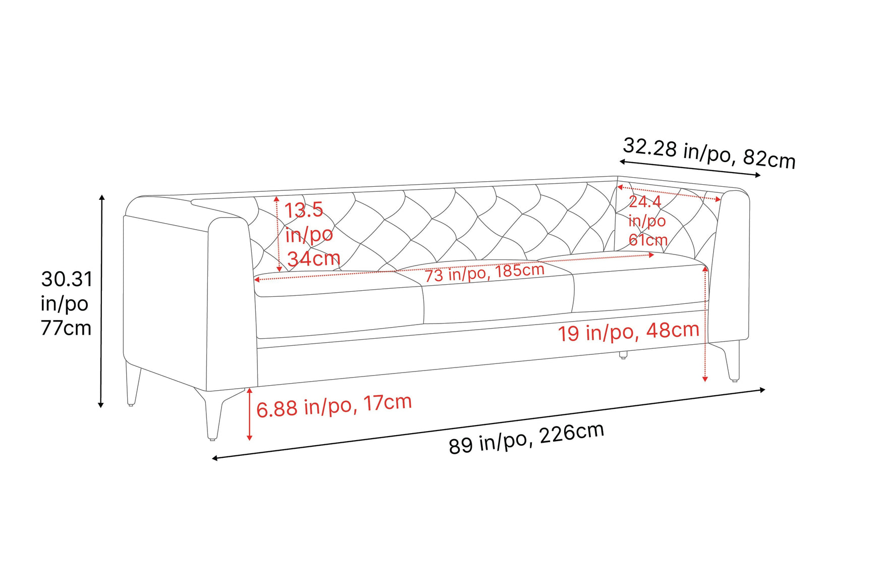 Avery Leather Sofa