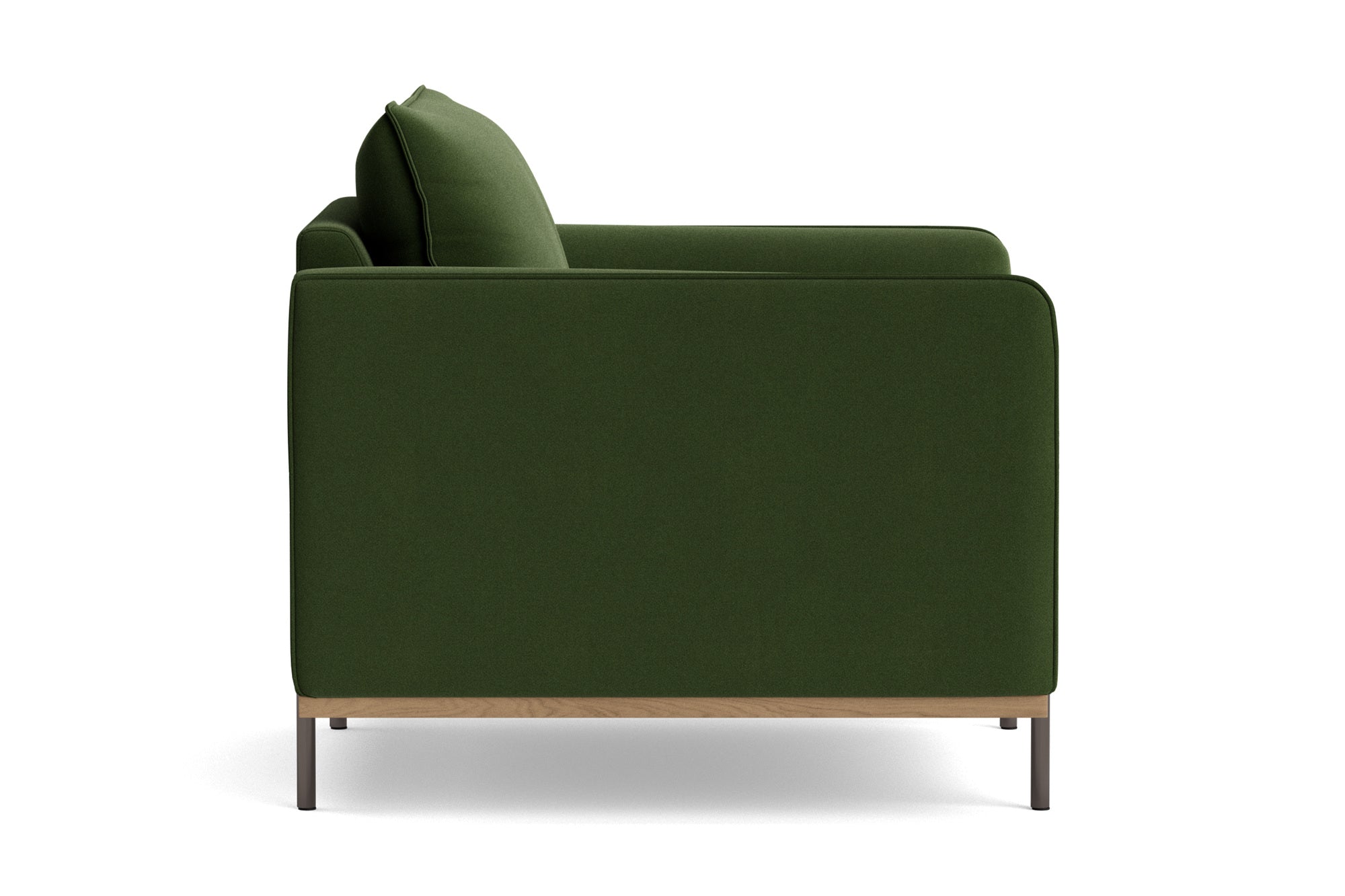 Azure Velvet Fabric Accent Chair