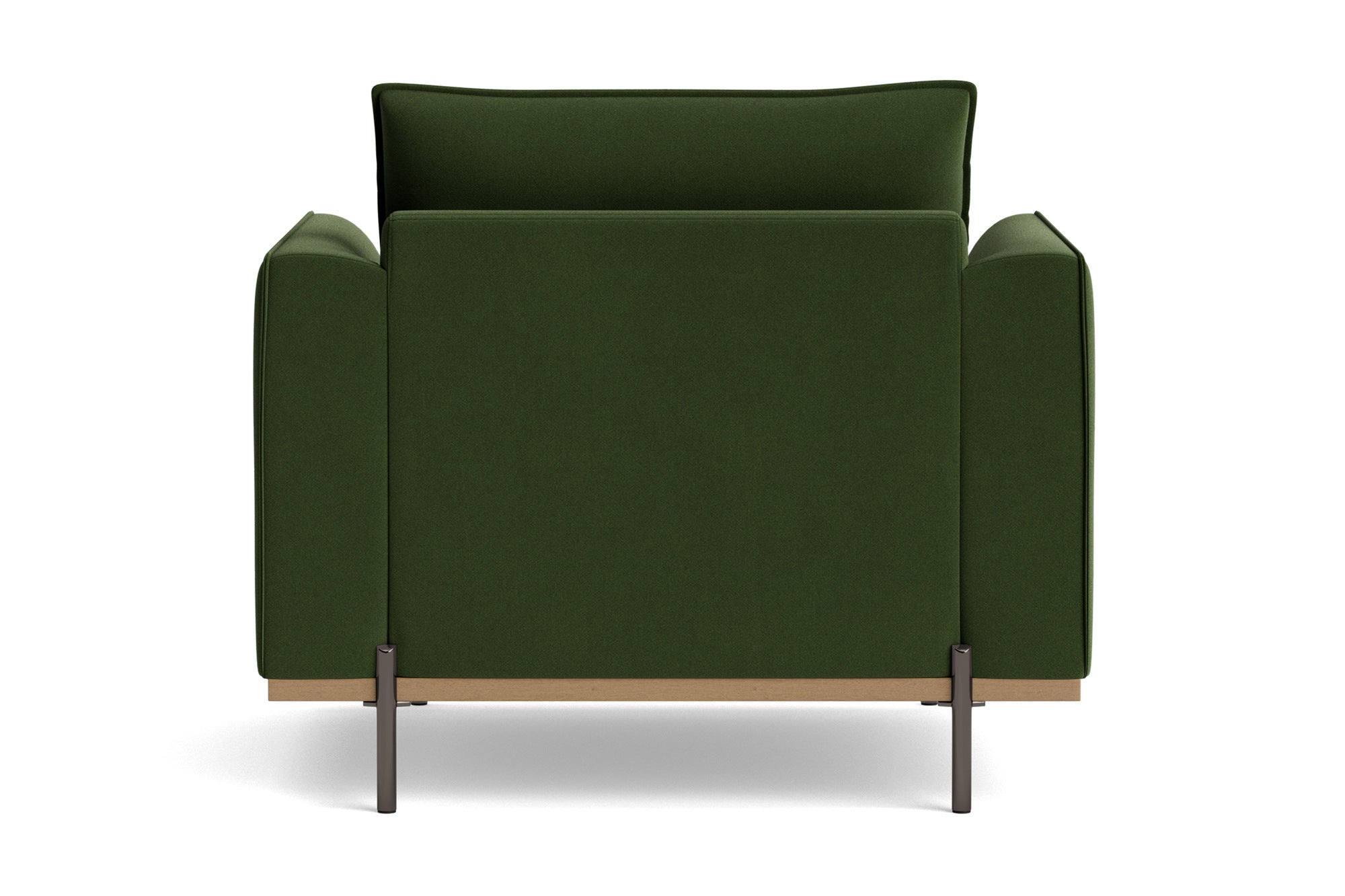 Azure Velvet Fabric Accent Chair