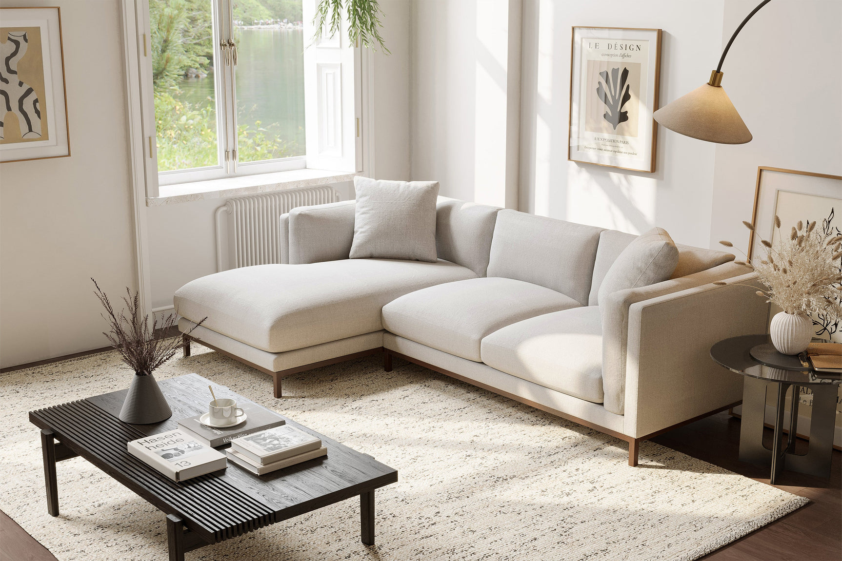 Bergen Fabric Sectional Sofa