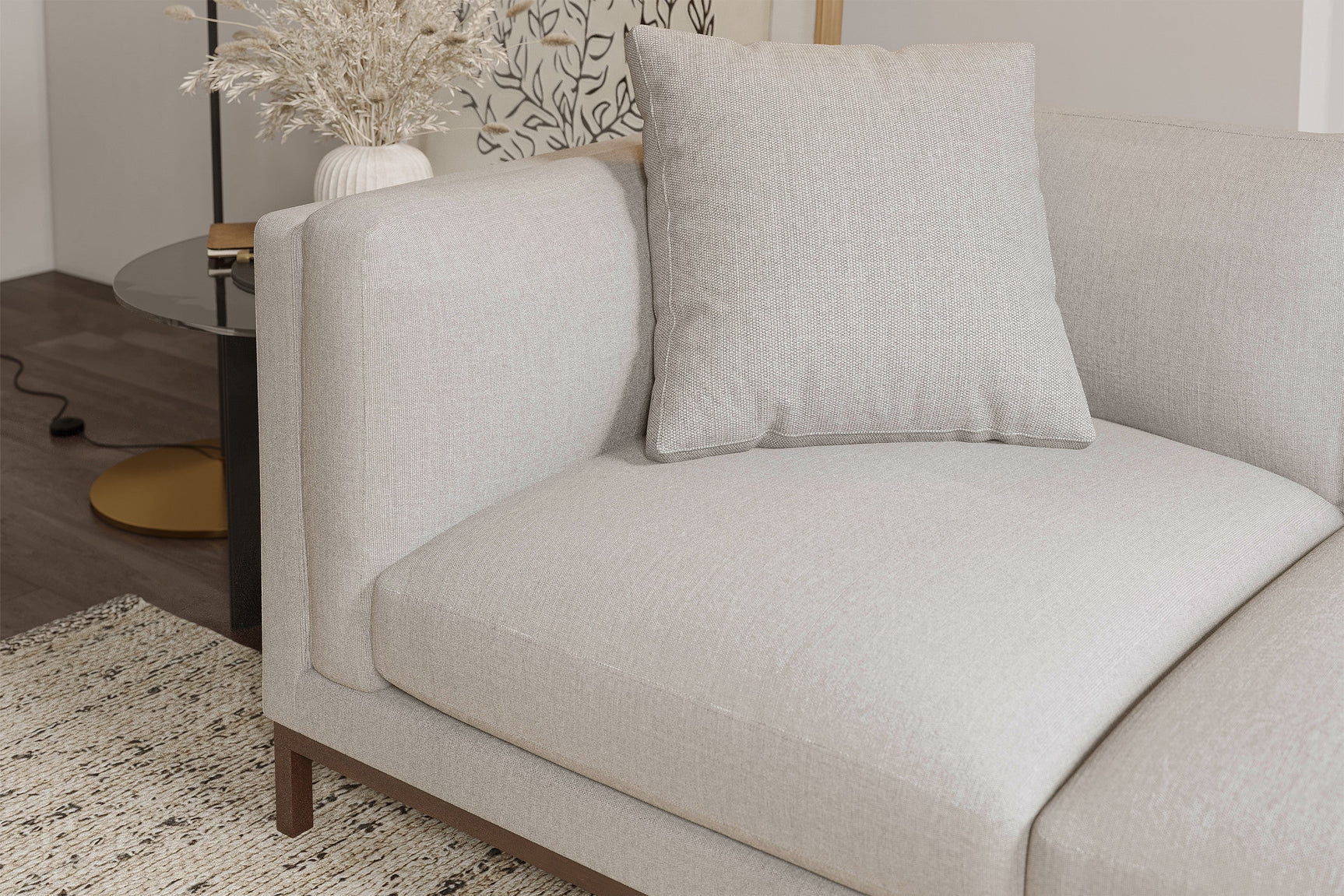 Bergen Fabric Sectional Sofa