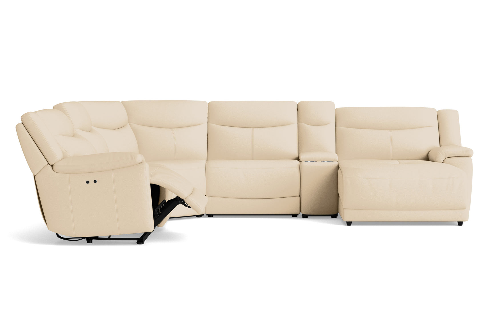 Brianna Leather Recliner Corner Sectional