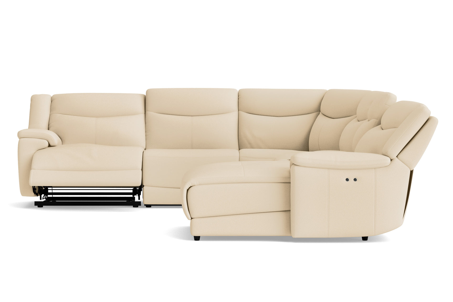 Brianna Leather Recliner Corner Sectional