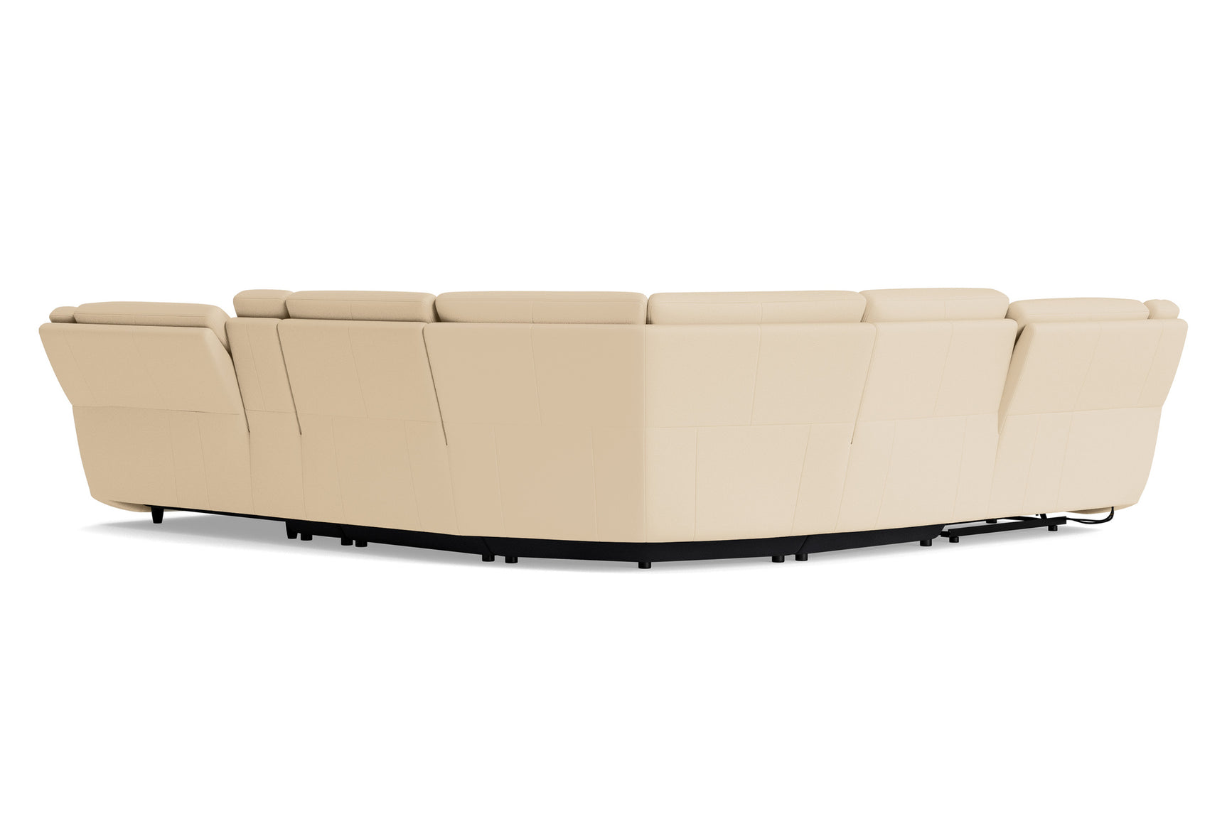 Brianna Leather Recliner Corner Sectional