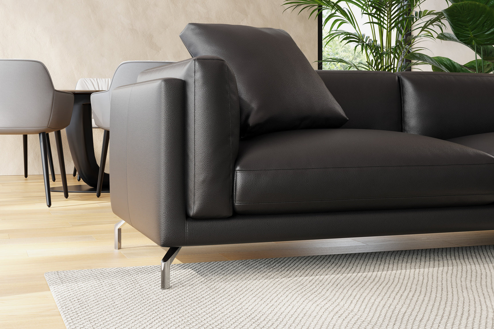 Zadar Leather Sectional Sofa