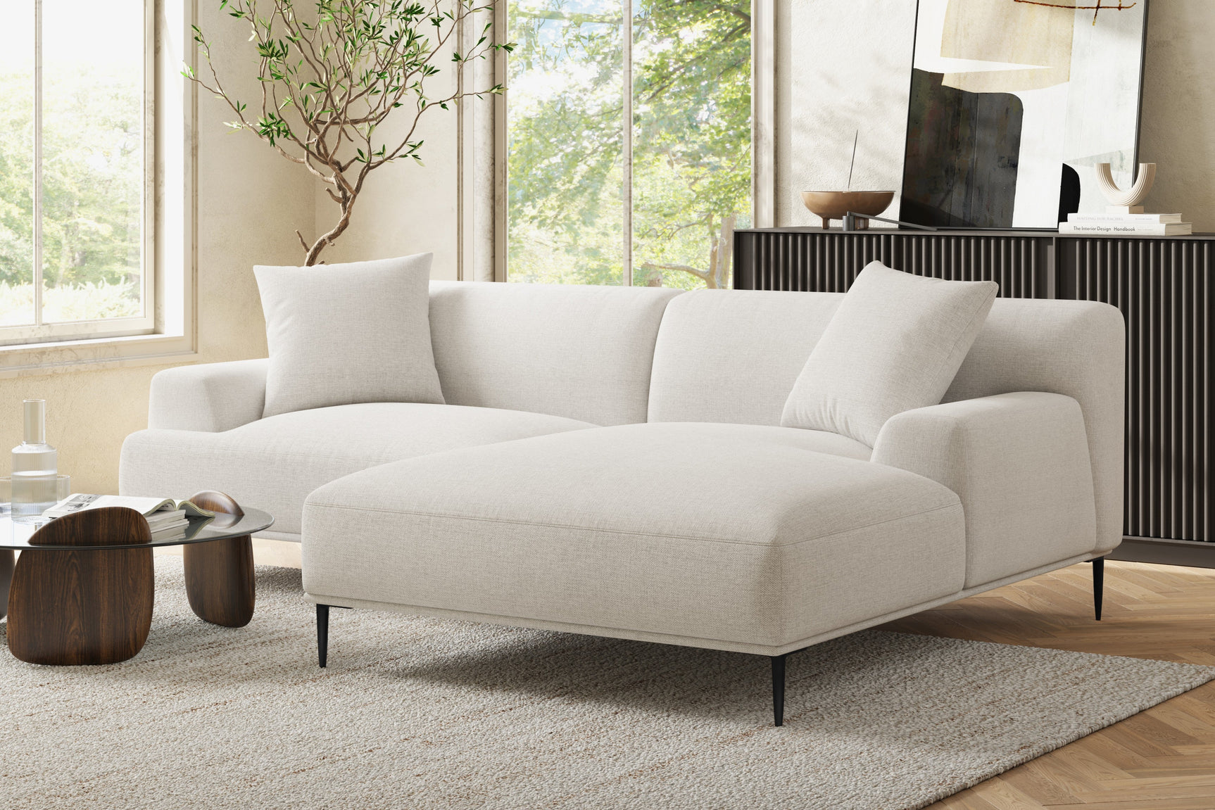 Kotor Fabric Sectional Sofa