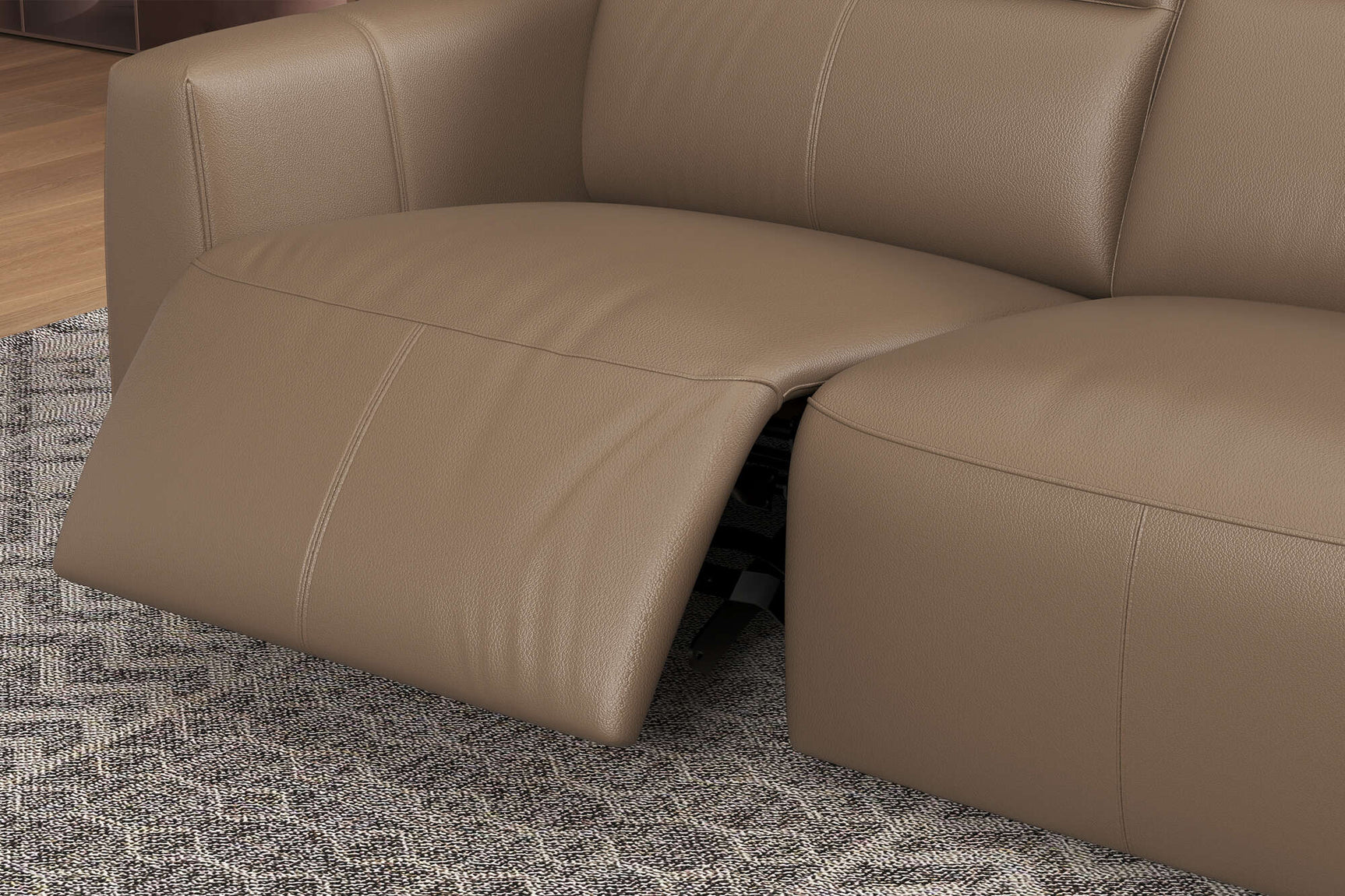 Carmen Leather Dual Recliner Sofa