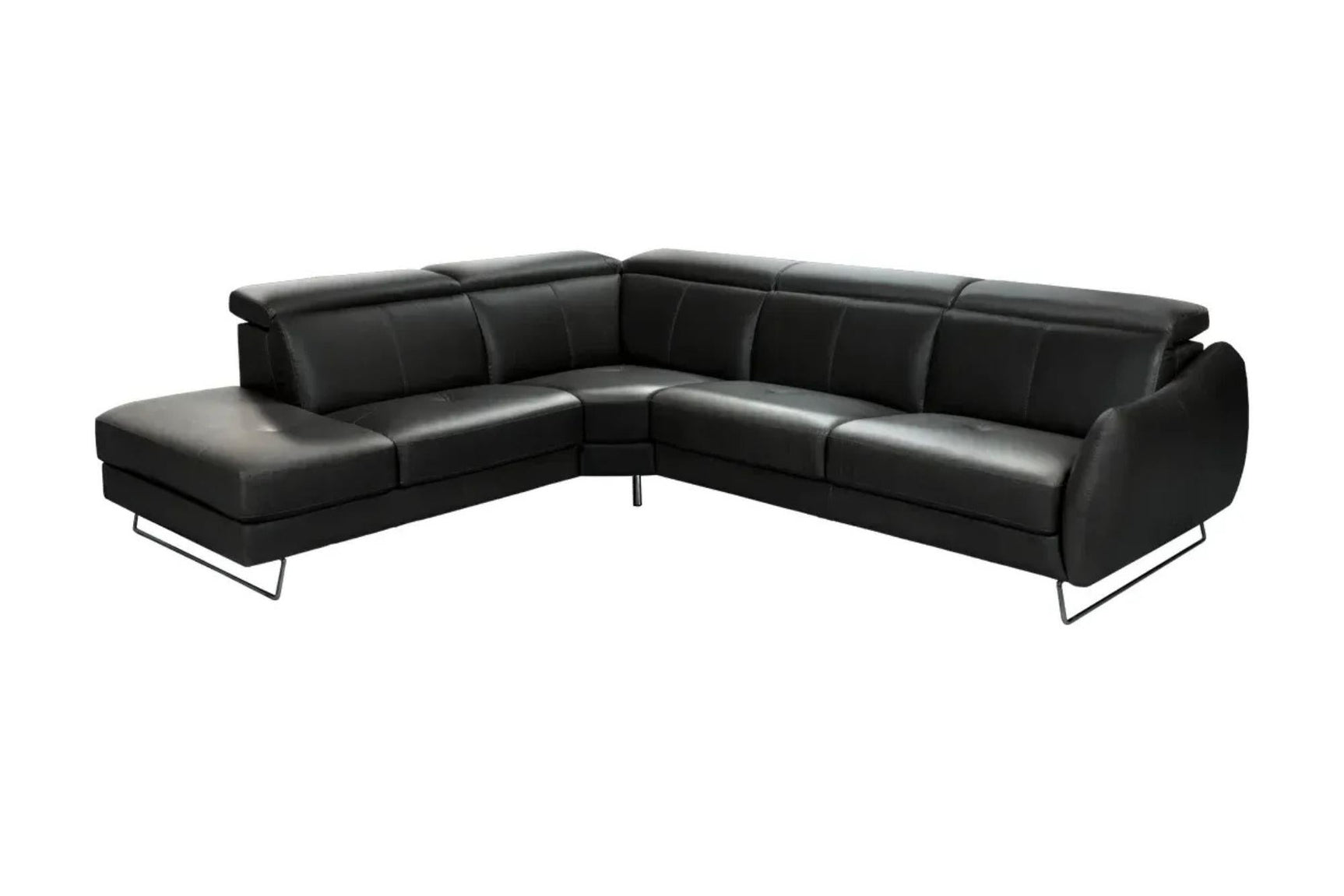 Amelie Leather Sectional Sofa