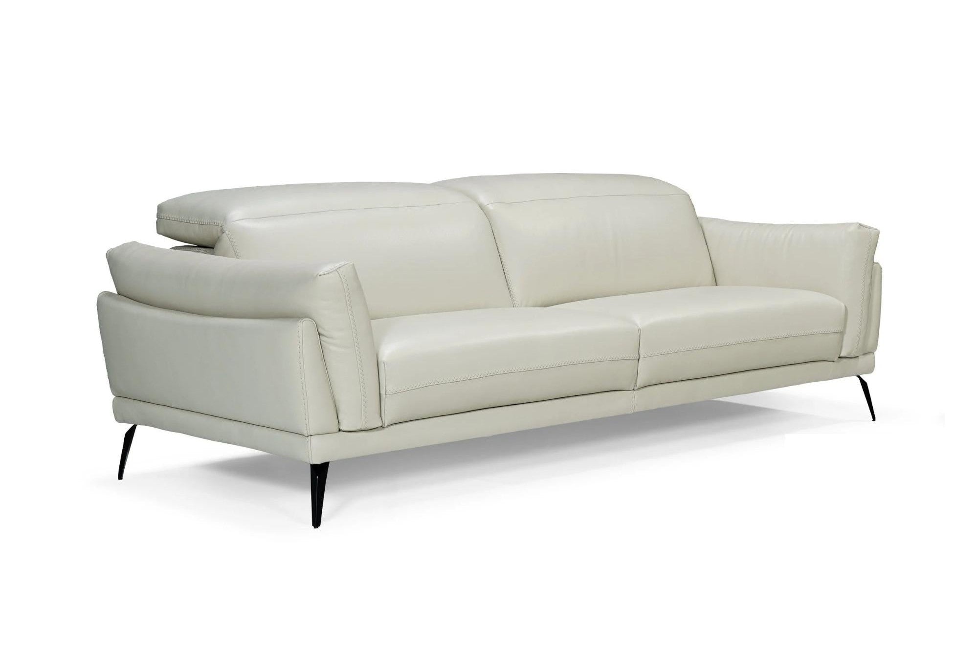 Corinne Leather Sofa