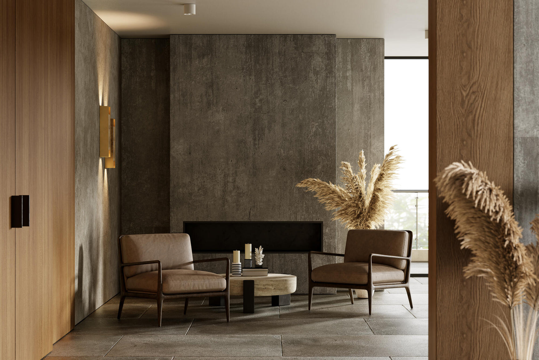 Cassian Leather Accent Chair