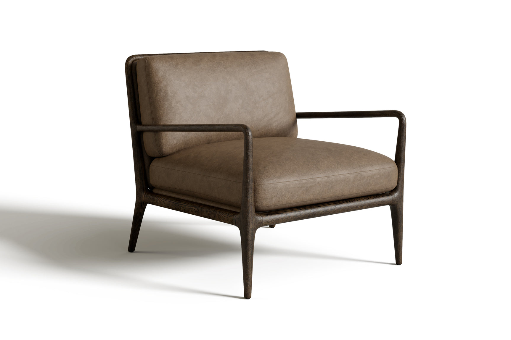 Cassian Leather Accent Chair