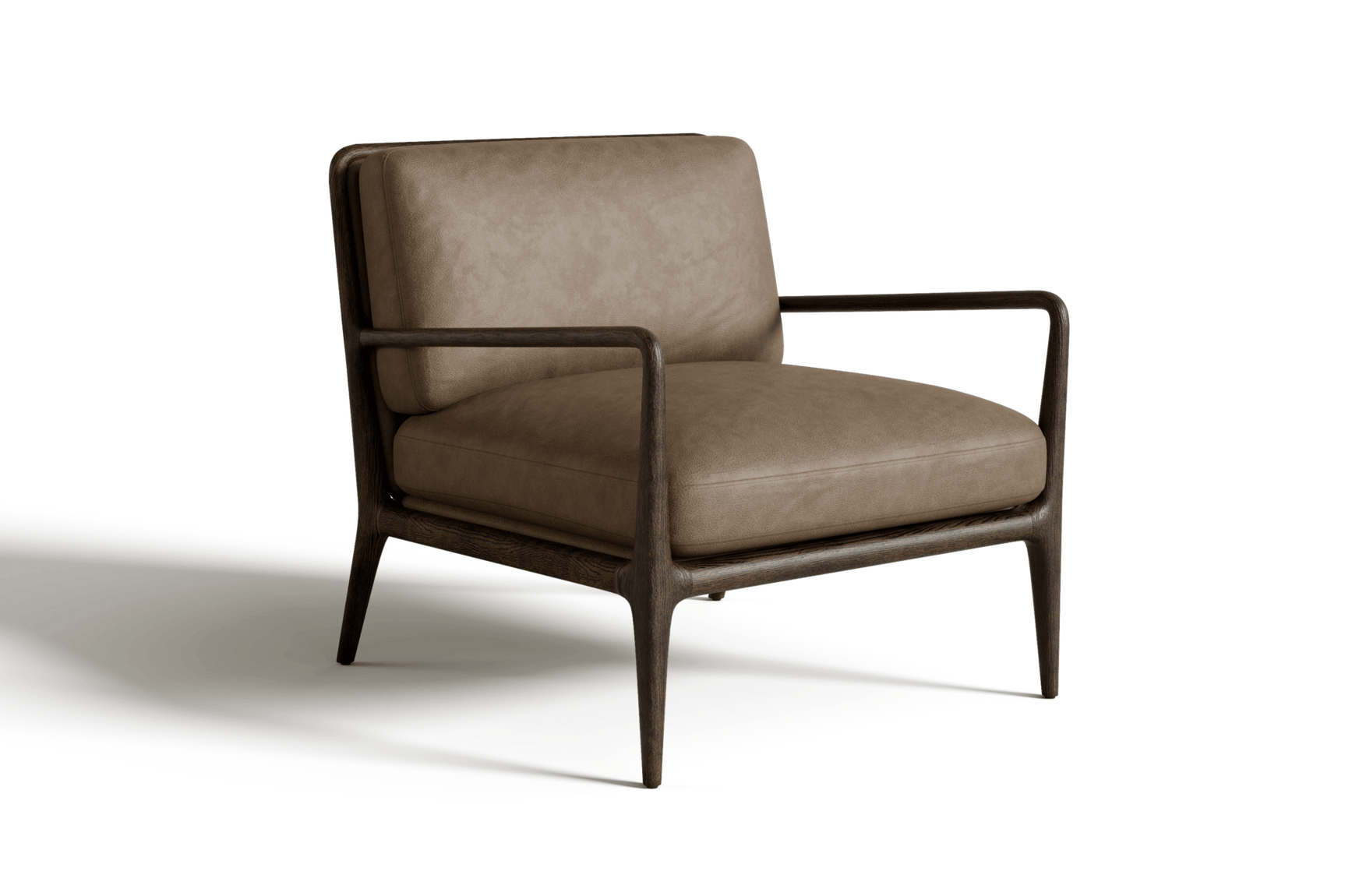 Cassian Leather Accent Chair