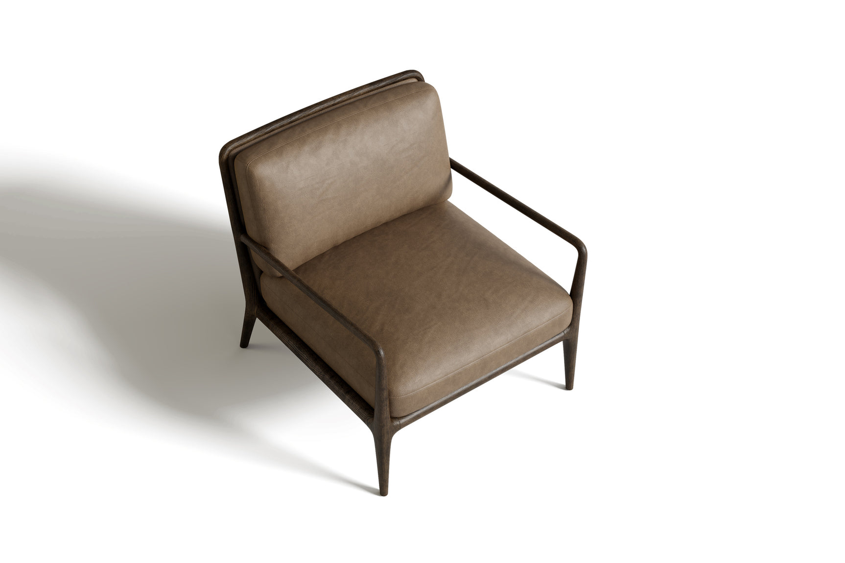 Cassian Leather Accent Chair