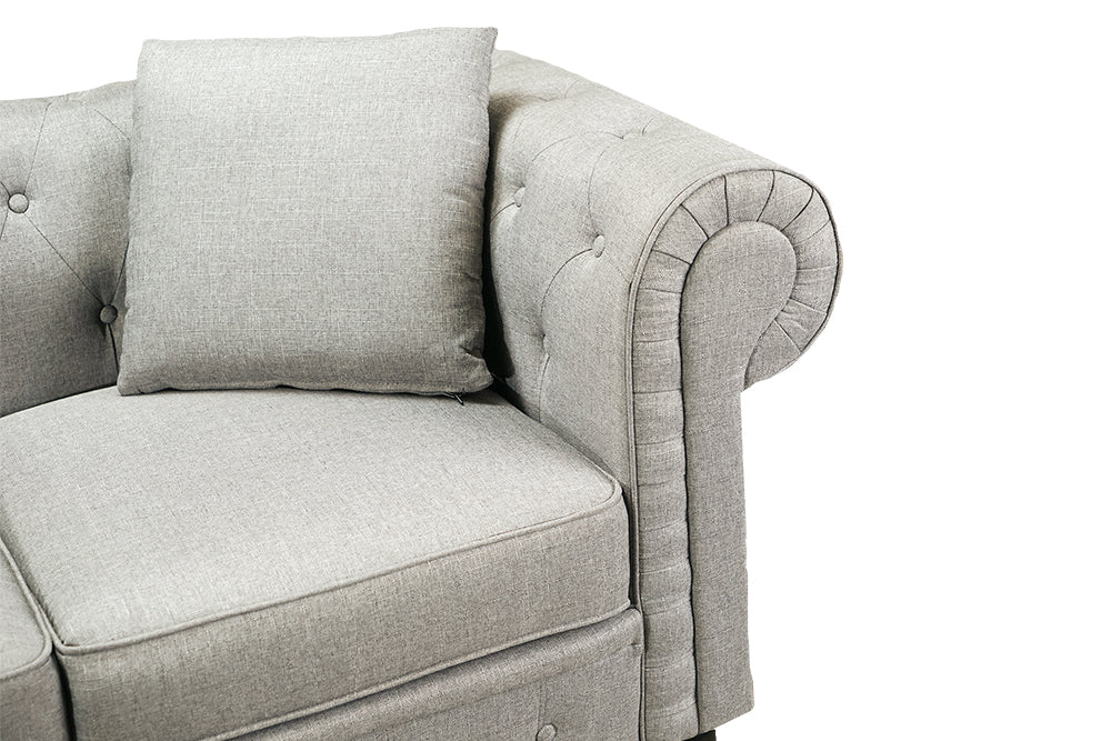Cerna Fabric Chesterfield Sofa