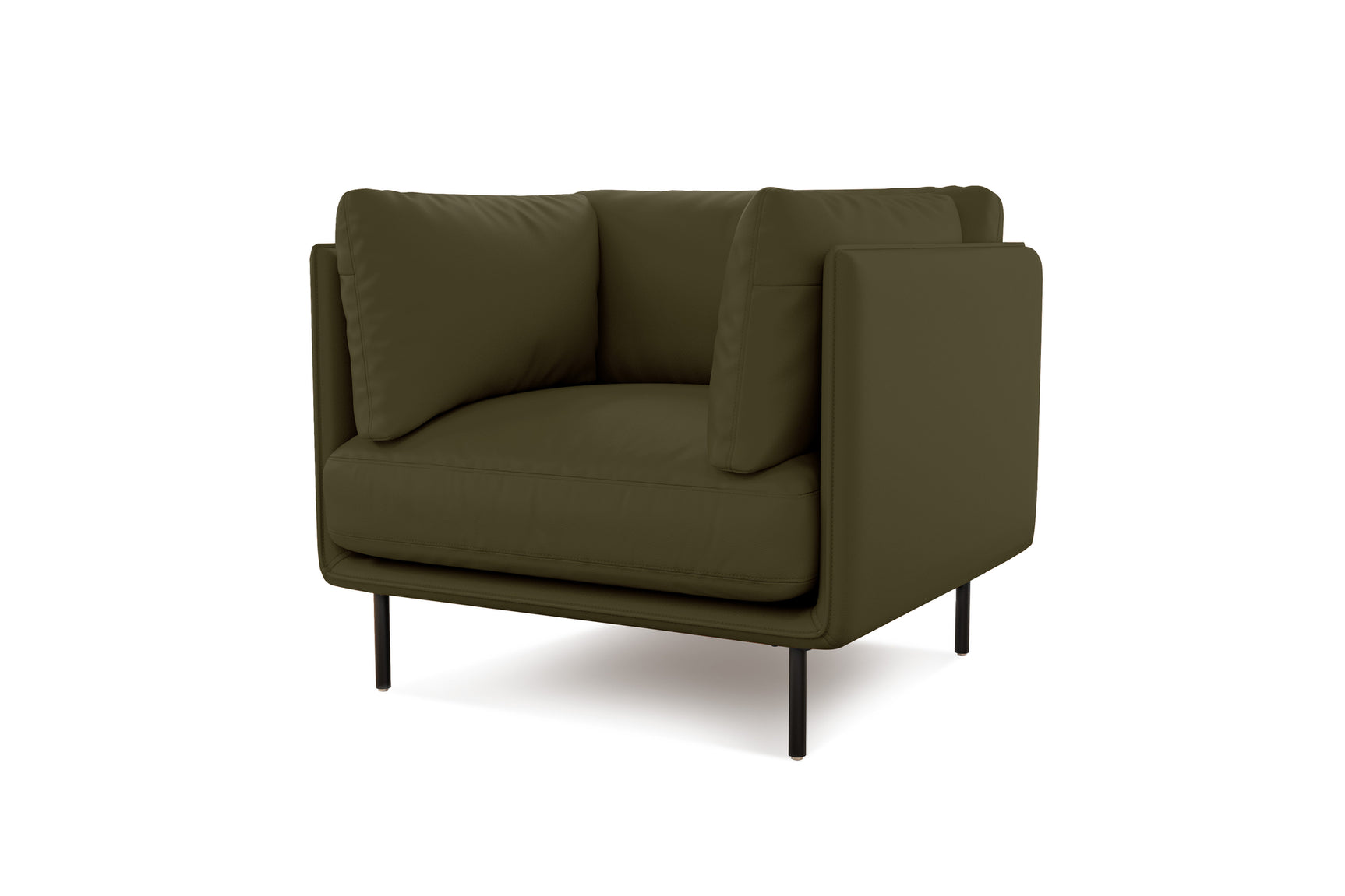 Chloe Leather Accent Chair