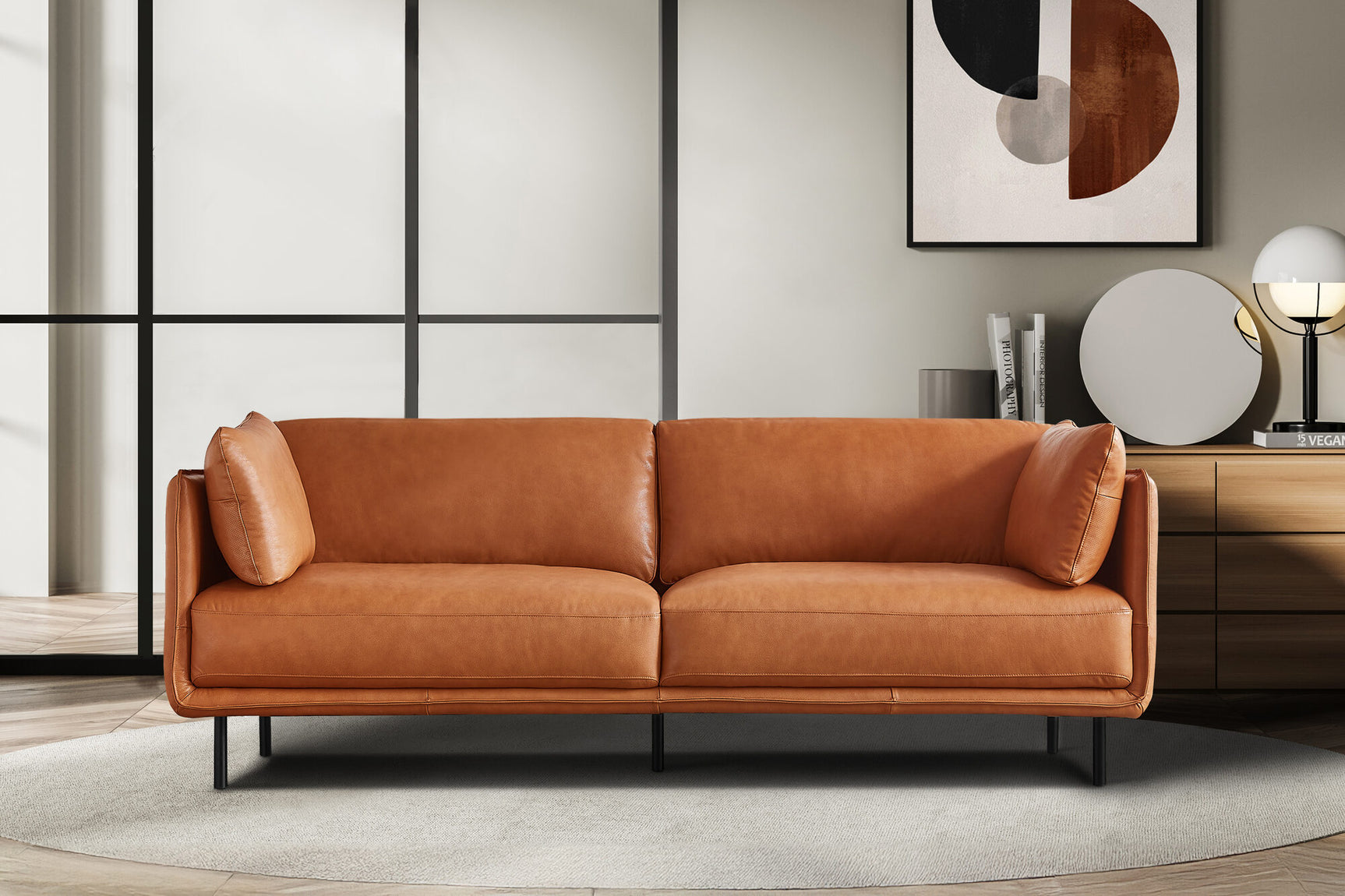 Chloe Leather Sofa