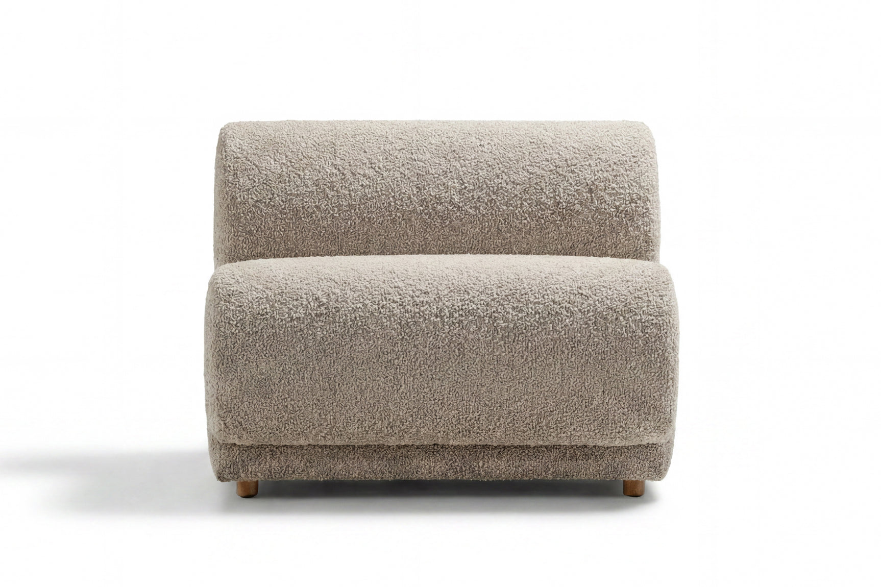 Christina Boucle Fabric Armless Sofa Module