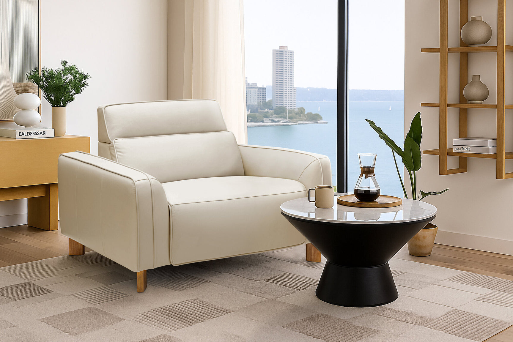 Lesley Leather Recliner Chair