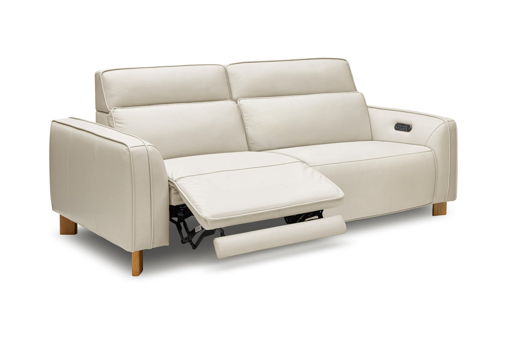 Lesley Leather Recliner Sofa