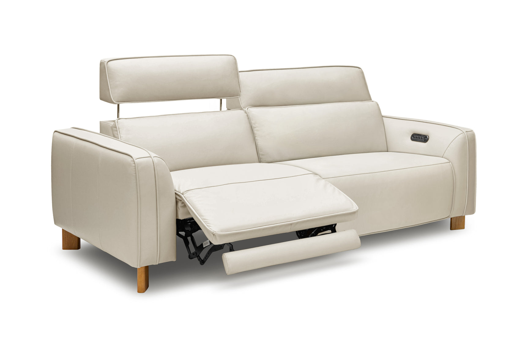 Lesley Leather Recliner Sofa