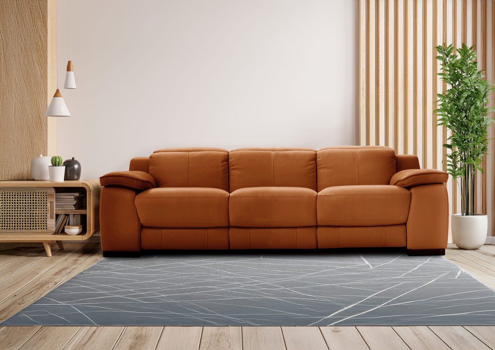 Ellie Leather Sofa