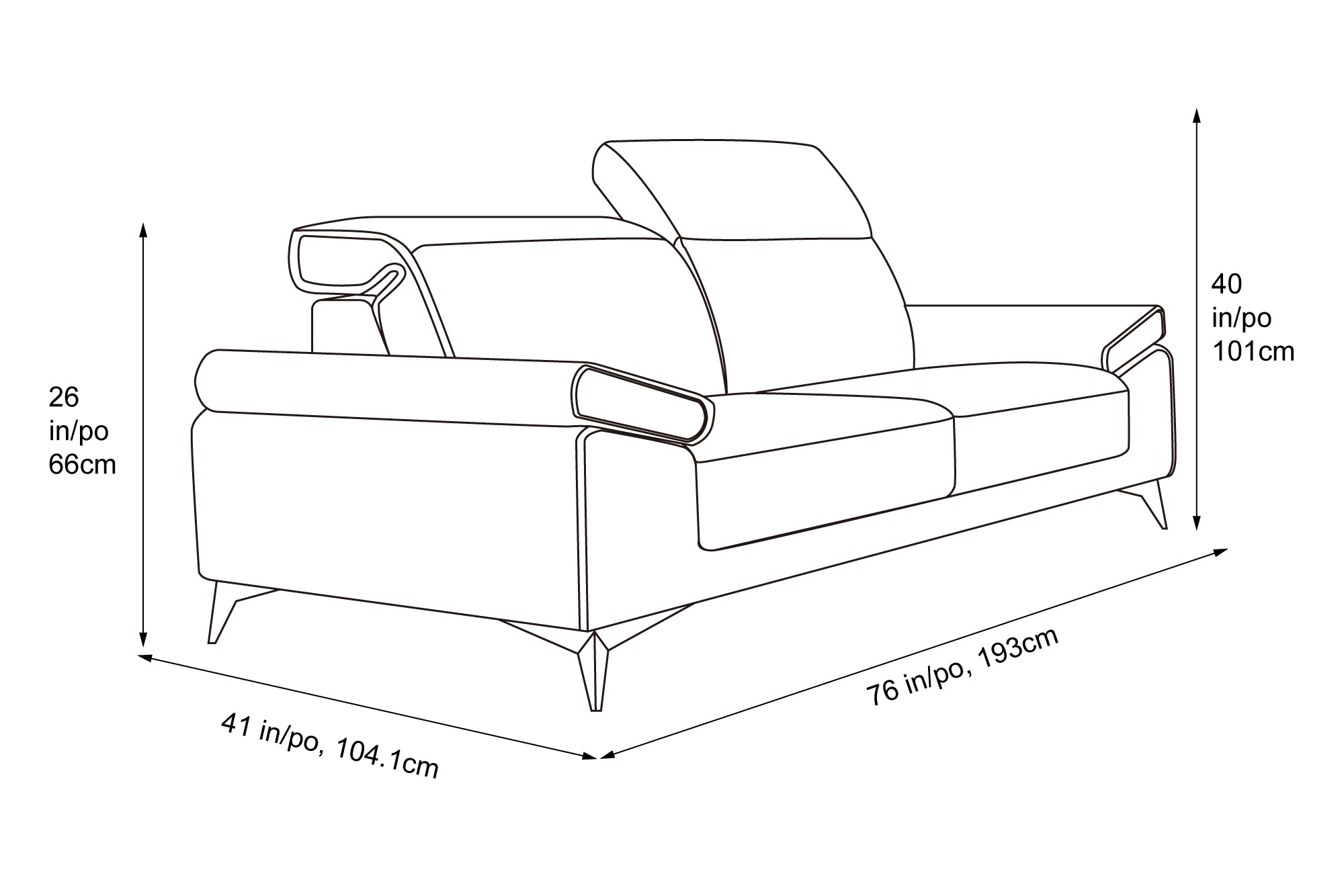 Colette Leather Sofa